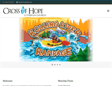 Tablet Screenshot of crossofhope.com